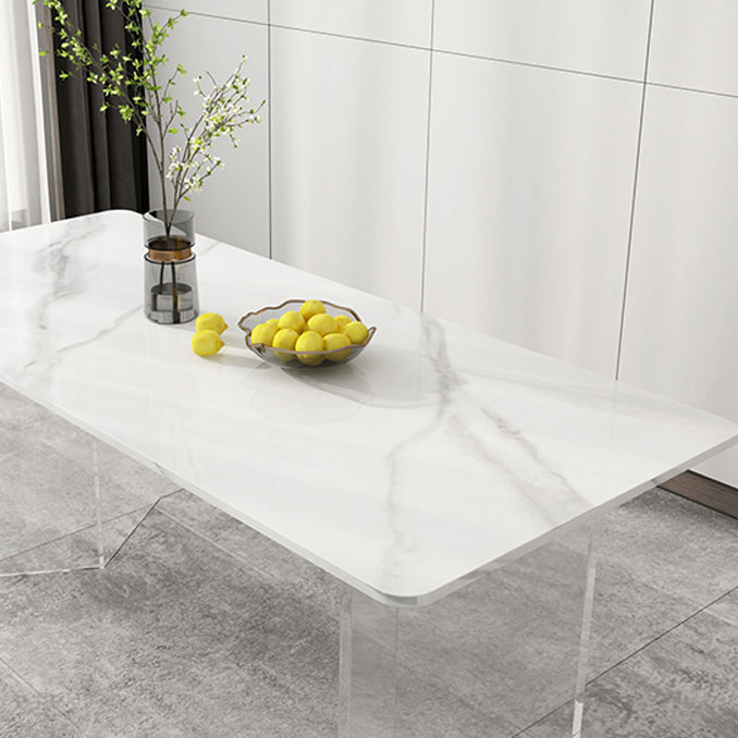 Modern 1/2/5/7 Pieces Dining Set Rectangle Stone Dining Table for Dining Room