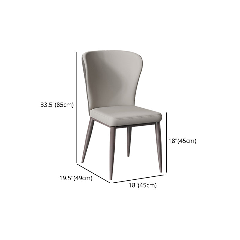 Modern 1/3/4/5/6 Pcs Dining Chairs Set Sintered Stone Dining Room Set