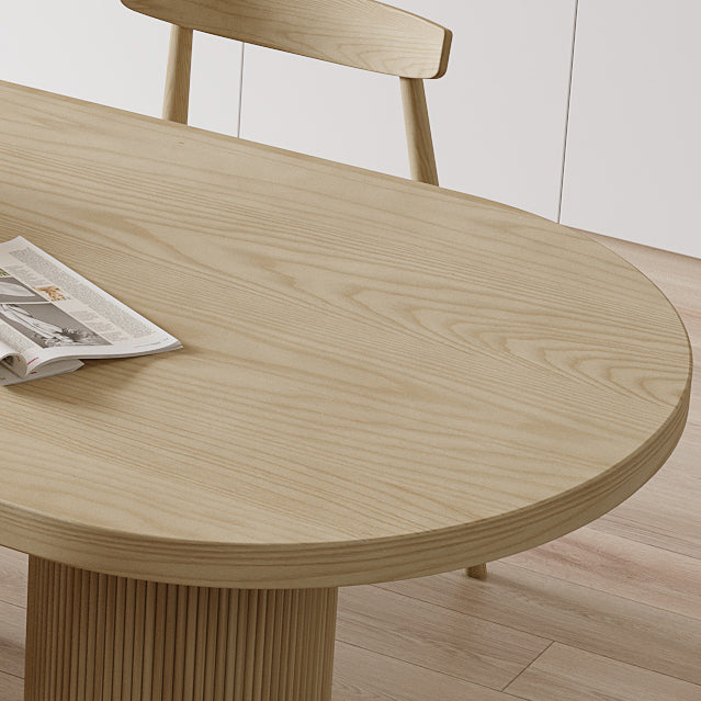 Irregular Shape Pine Wood Table for Restaurant Nature Island Table with 3 Legs