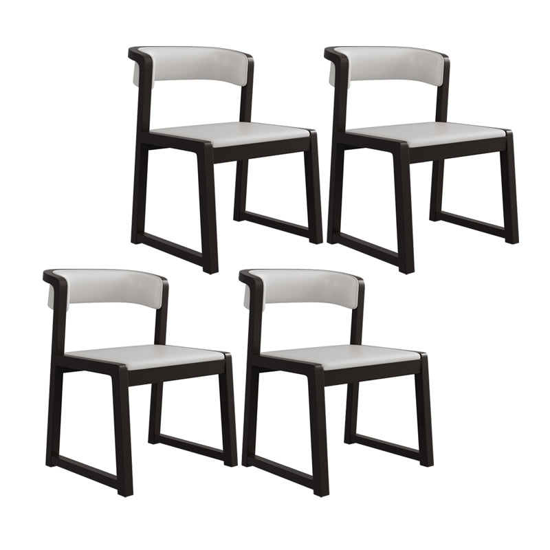 Modern Style Dining Chairs Solid Wood Side Chairs for Dining Room
