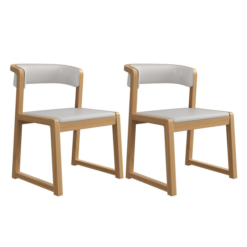 Modern Style Dining Chairs Solid Wood Side Chairs for Dining Room