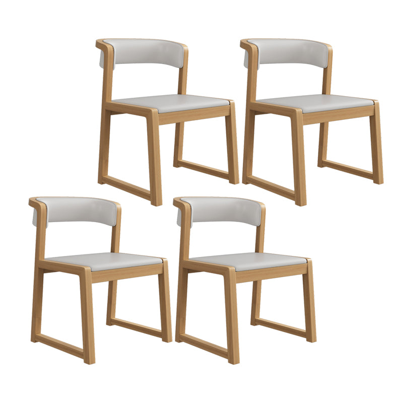 Modern Style Dining Chairs Solid Wood Side Chairs for Dining Room