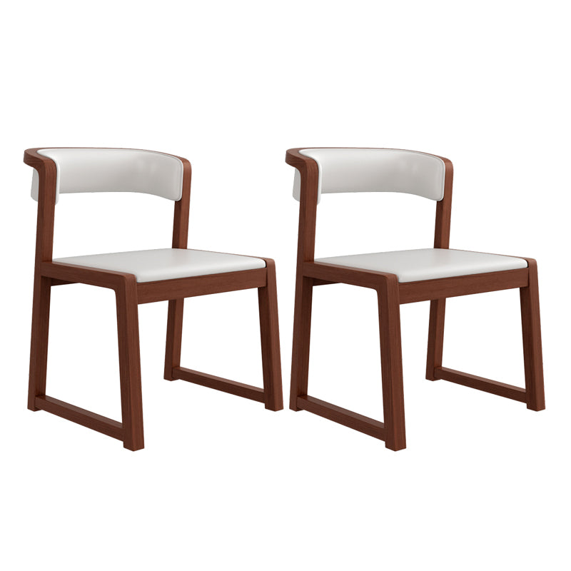 Modern Style Dining Chairs Solid Wood Side Chairs for Dining Room