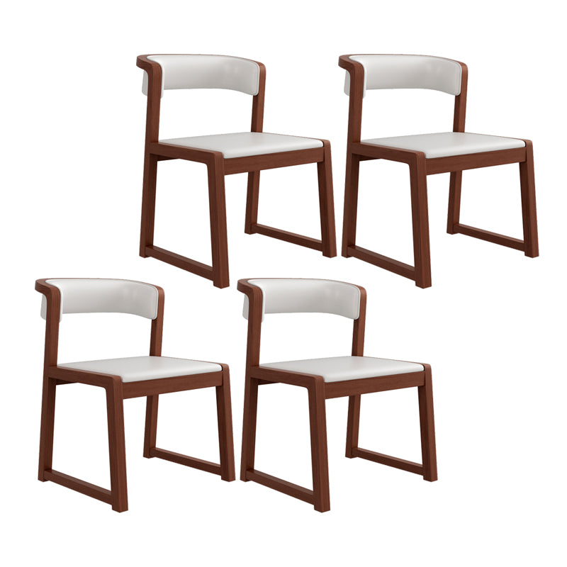 Modern Style Dining Chairs Solid Wood Side Chairs for Dining Room