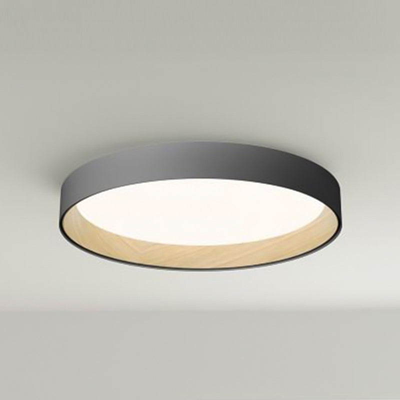 Modern Style Cylindrical Shade Ceiling Lamp Metal 1 Headed Ceiling Lighting for Restaurant