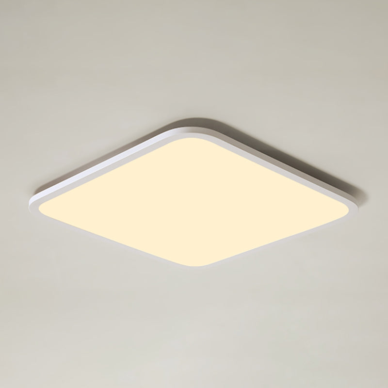 Modern Style Square Shade Ceiling Lamp Metal 1 Headed Ceiling Lighting for Restaurant