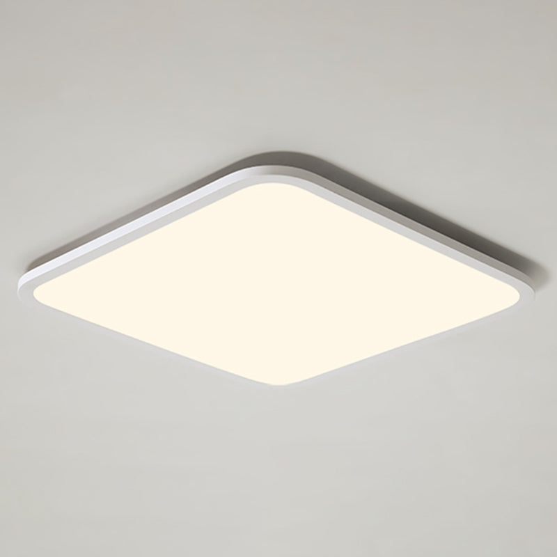 Modern Style Square Shade Ceiling Lamp Metal 1 Headed Ceiling Lighting for Restaurant