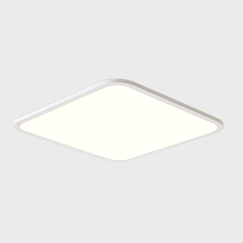 Modern Style Square Shade Ceiling Lamp Metal 1 Headed Ceiling Lighting for Restaurant