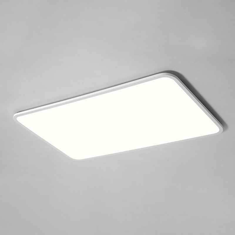 Modern Style Square Shade Ceiling Lamp Metal 1 Headed Ceiling Lighting for Restaurant