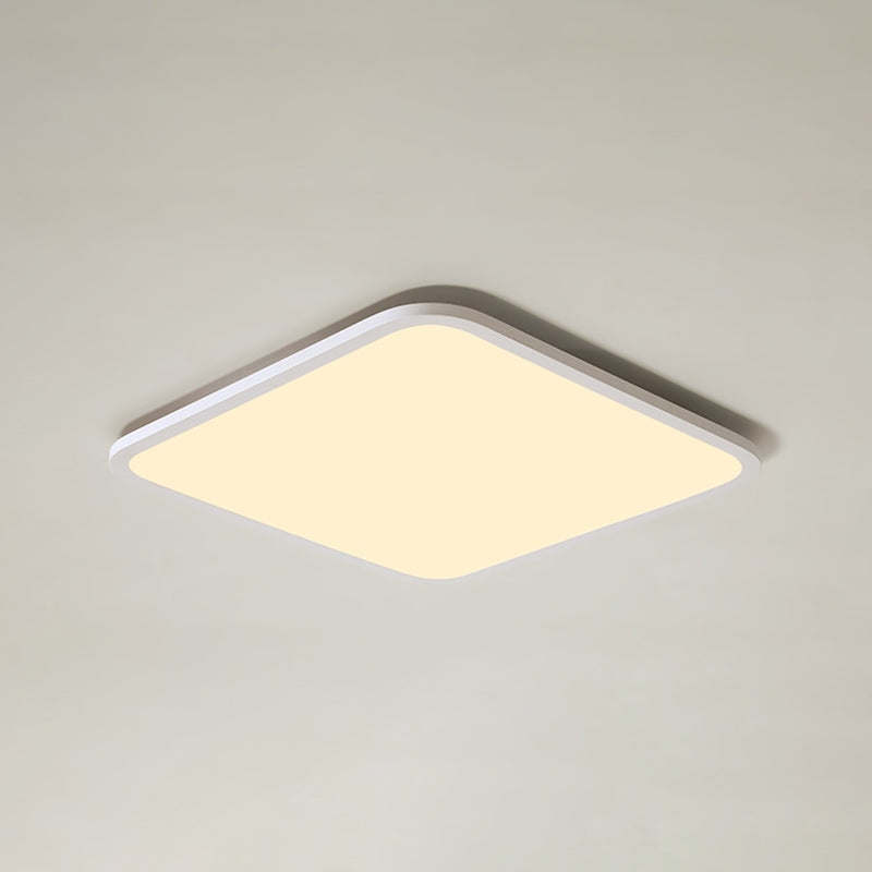 Modern Style Square Shade Ceiling Lamp Metal 1 Headed Ceiling Lighting for Restaurant