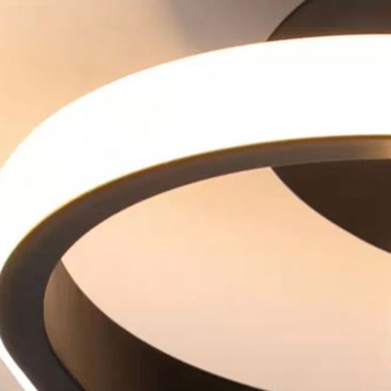 Modern Style Geometry Shade Ceiling Light Metal 2 Headed Ceiling Light for Restaurant