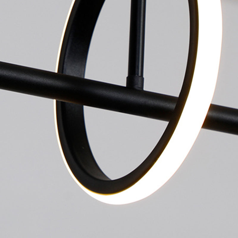 Contemporary Style Cylinder Island Lighting Metal Island Light Fixtures