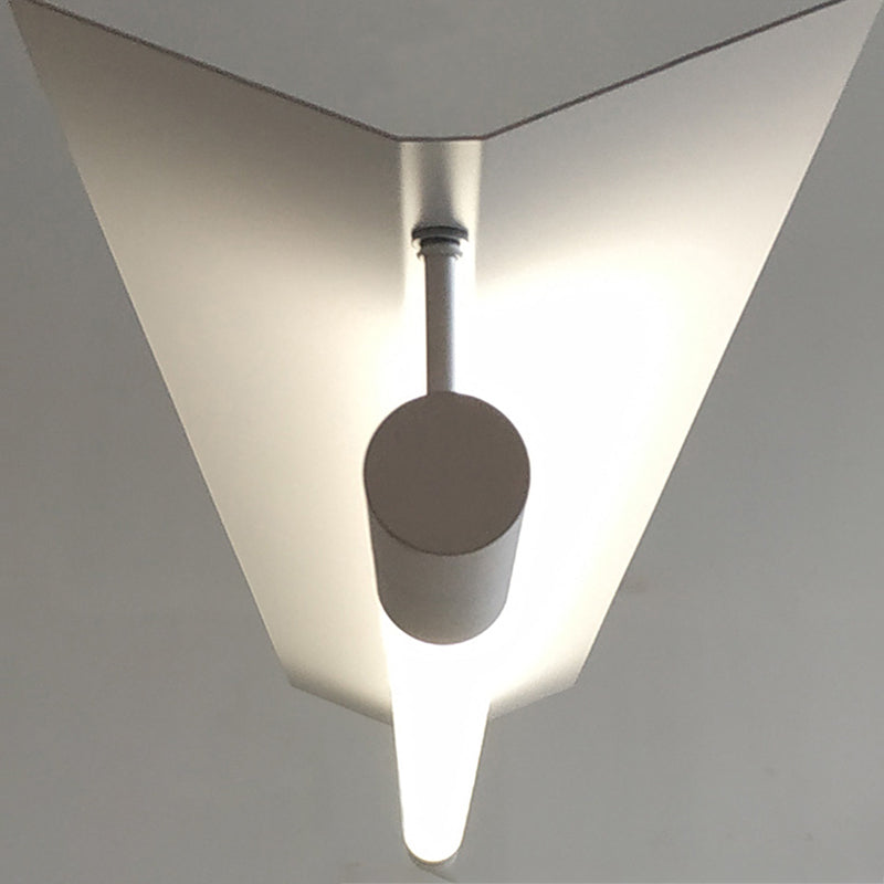 Modern Style Linear Shape Island Lighting Idea Metal 1 Light Island Pendant in Silver