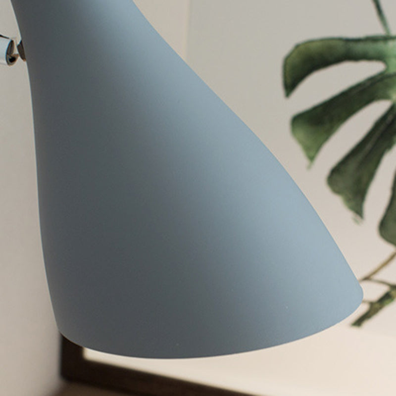 Metal Flared Wall Lighting Modern Style 1 Light Wall Lighting Fixtures