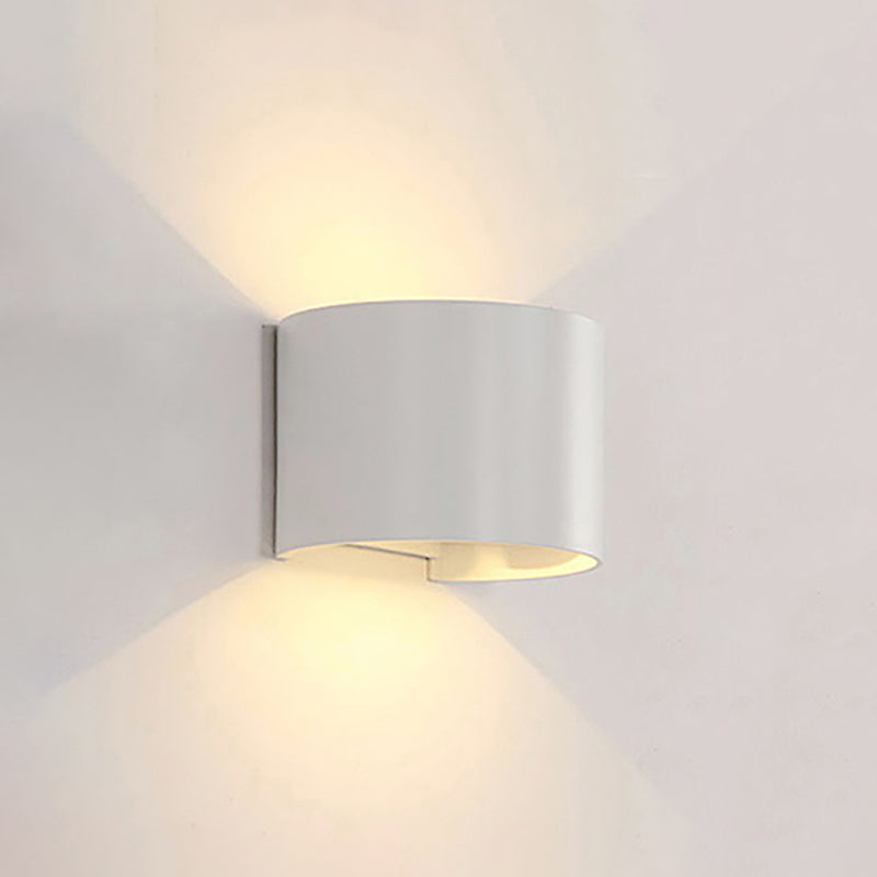 Modern Style Aluminum Wall Light Geometric LED Wall Washer for Outdoors