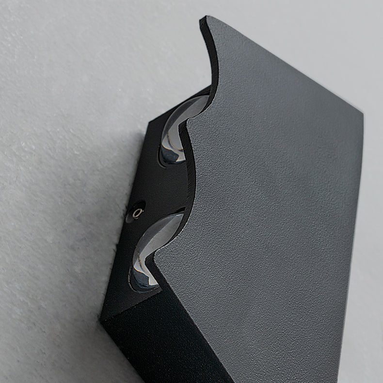 Contemporary Style Geometric Wall Mounted Lamps Metal Multi Lights Wall Washer Sconce