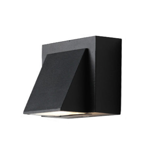 Modern Style Wall Mount Light Black LED Wall Sconce Light with Aluminum for Patio
