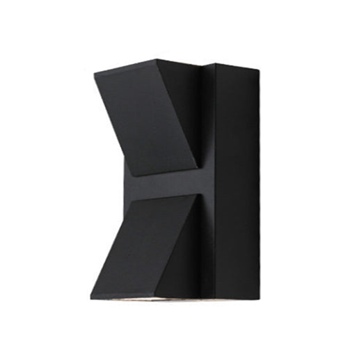 Modern Style Wall Mount Light Black LED Wall Sconce Light with Aluminum for Patio