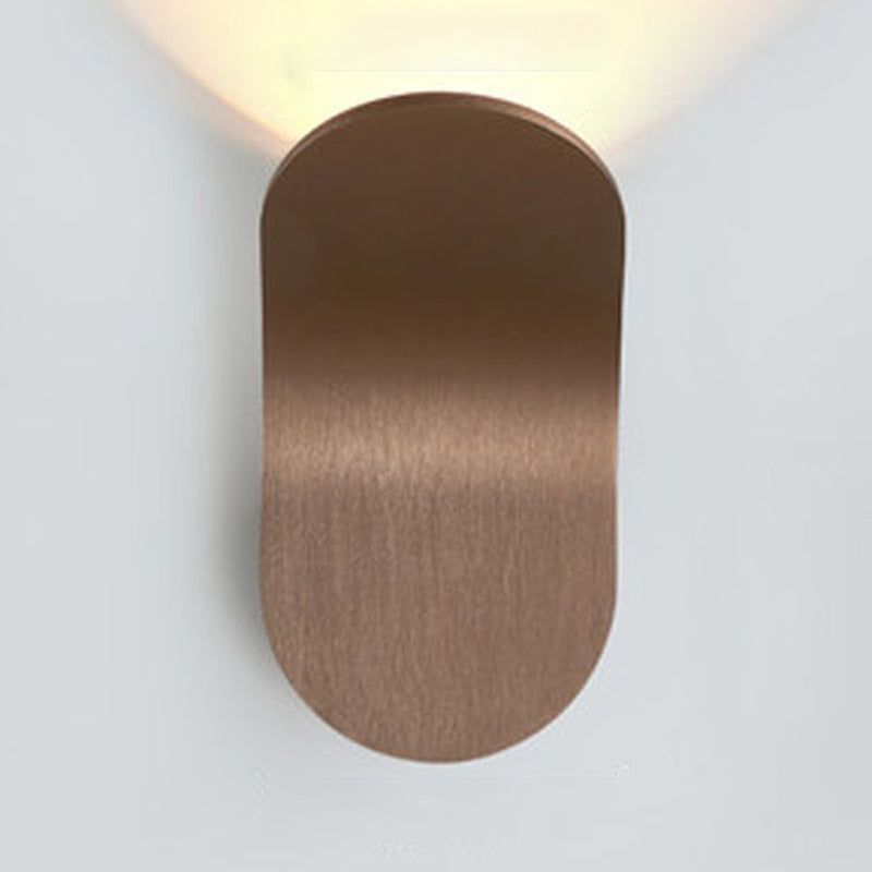 Modern Style Unique Shape Wall Sconce Metal 1 Light Sconce Light for Living Room