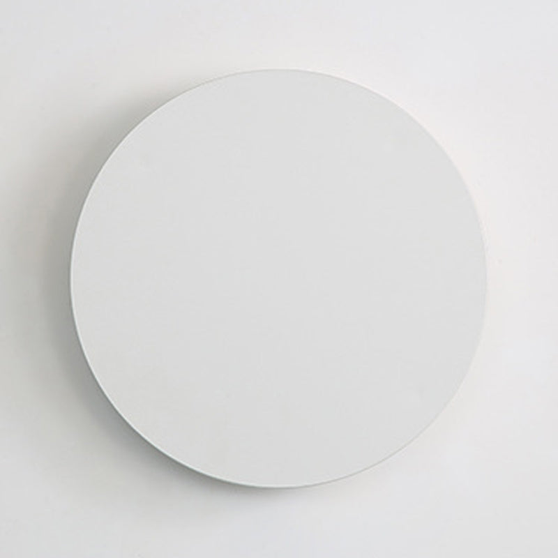 Modern Style Circle Shape Wall Sconce Metal 1 Light Sconce Lighting for Living Room