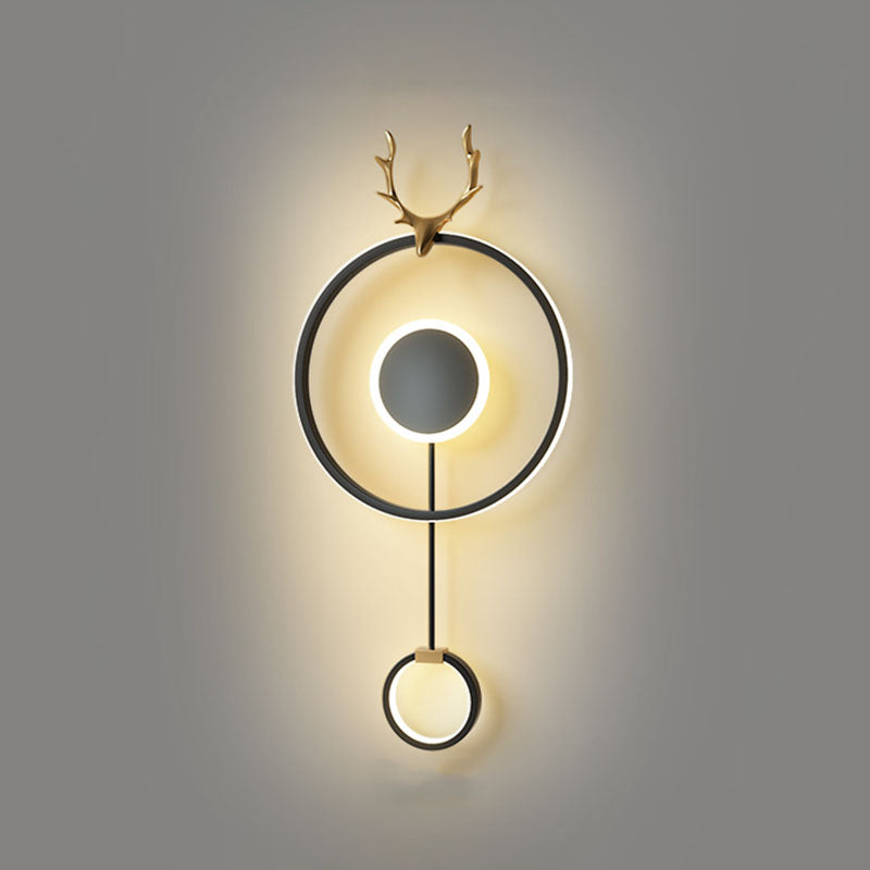 Modern Style Wall Mount Light LED Wall Sconce Light with Silica Gel Shade for Bedroom