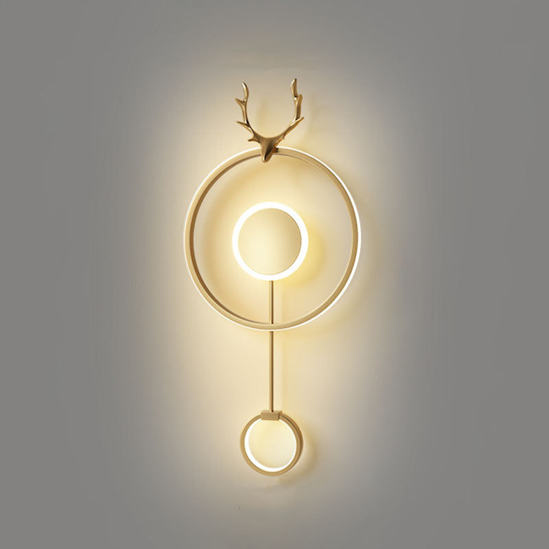 Modern Style Wall Mount Light LED Wall Sconce Light with Silica Gel Shade for Bedroom