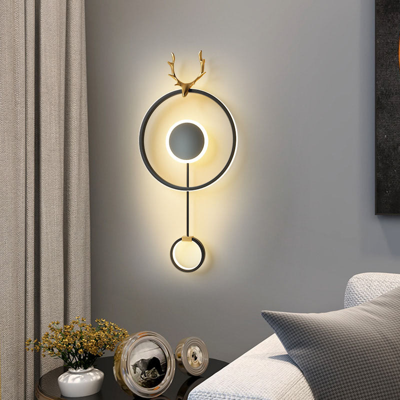 Modern Style Wall Mount Light LED Wall Sconce Light with Silica Gel Shade for Bedroom