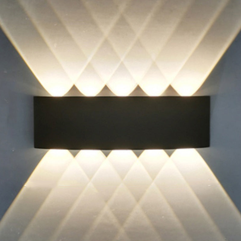 Nordic Style Iron Wall Light Modern Waterproof LED Wall Lamp for Corridor