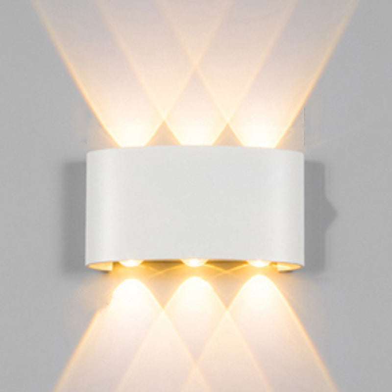 Nordic Style Iron Wall Light Modern Waterproof LED Wall Lamp for Corridor