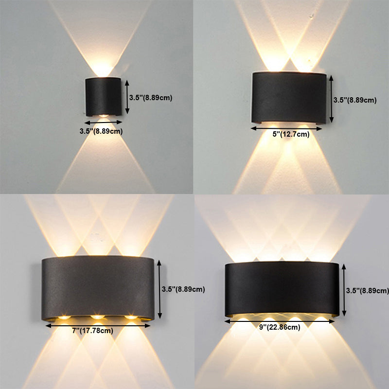 Nordic Style Iron Wall Light Modern Waterproof LED Wall Lamp for Corridor