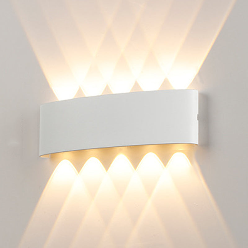 Nordic Style Iron Wall Light Modern Waterproof LED Wall Lamp for Corridor