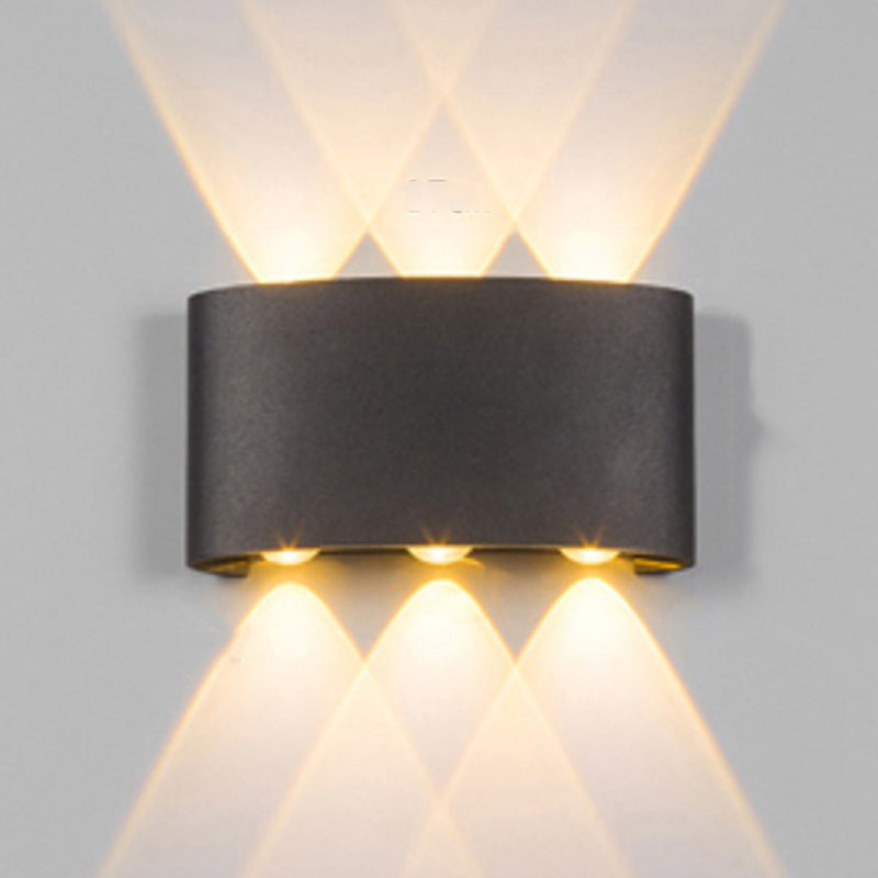 Nordic Style Iron Wall Light Modern Waterproof LED Wall Lamp for Corridor