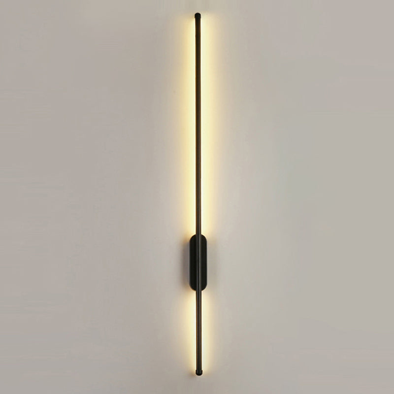 Modern Style Linear Shape Wall Sconce Metal Wall Lighting for Bedroom