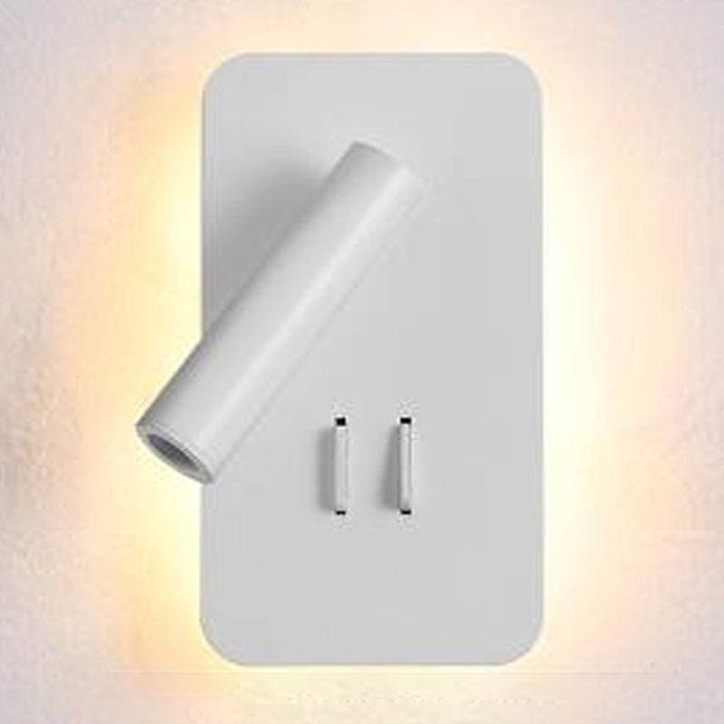 Modern Wall Sconce Simple LED Wall Mount Lamp with Acrylic Shade for Living Room