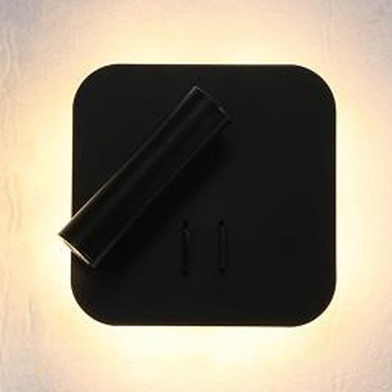 Modern Wall Sconce Simple LED Wall Mount Lamp with Acrylic Shade for Living Room