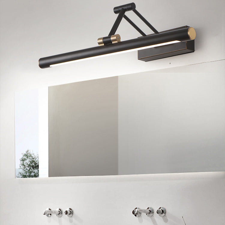 1-Light Linear Wall Sconce Modern Style Metal Sconce Lamp for Shower Room