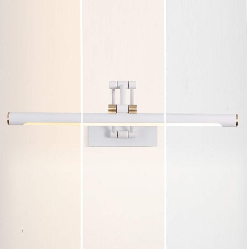1-Light Linear Wall Sconce Modern Style Metal Sconce Lamp for Shower Room