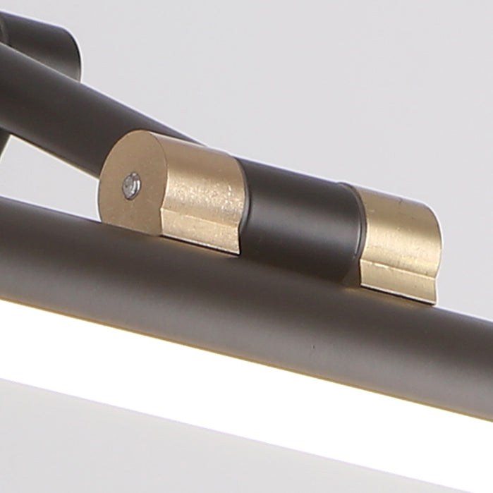 1-Light Linear Wall Sconce Modern Style Metal Sconce Lamp for Shower Room