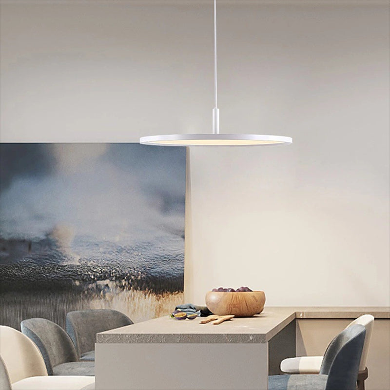 Modern Style Hanging Light Fixture 1-Light LED Pendant Light for Bedroom