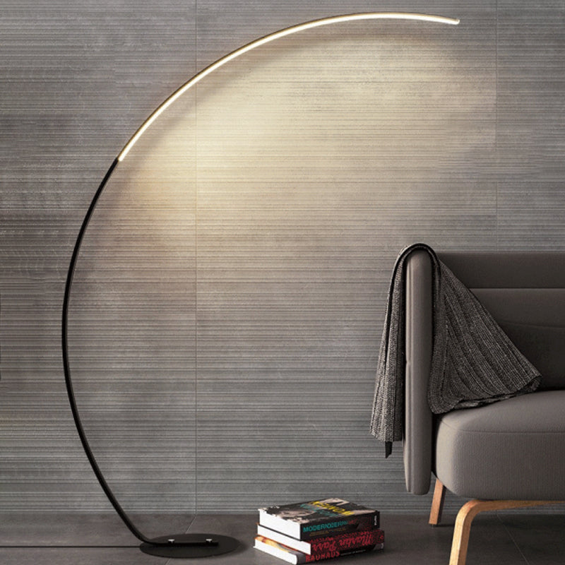 Strip Shape Floor Light 1-Light LED Floor Standing Light Fixture for Living Room