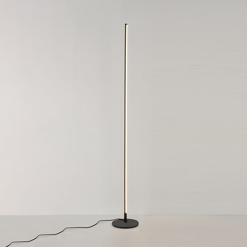 Nordic Style LED Floor Lamp Aluminium Geometry Line Floor Light for Living Room