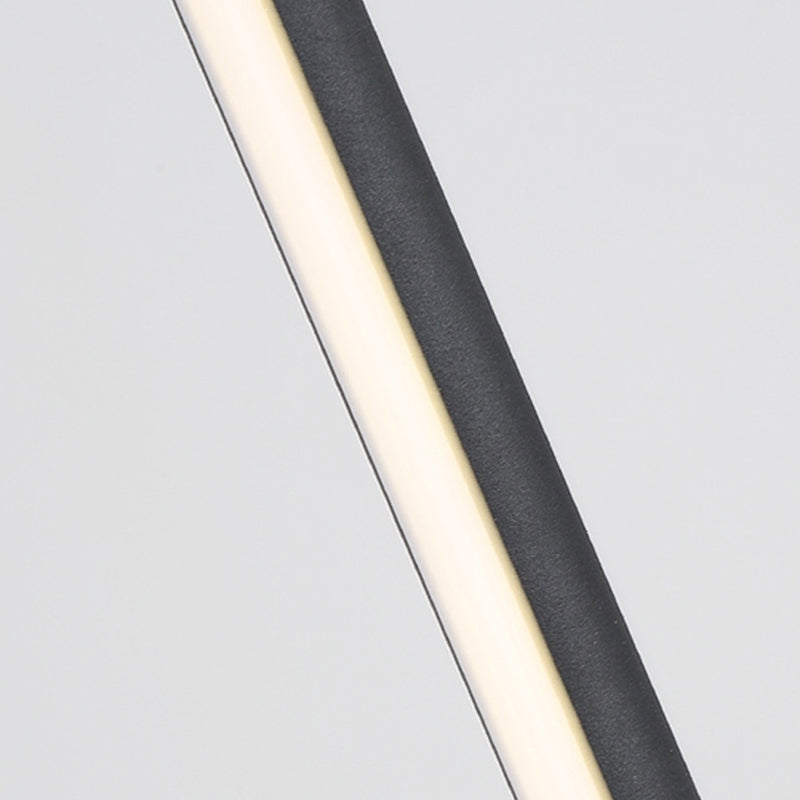 Nordic Style LED Floor Lamp Aluminium Geometry Line Floor Light for Living Room