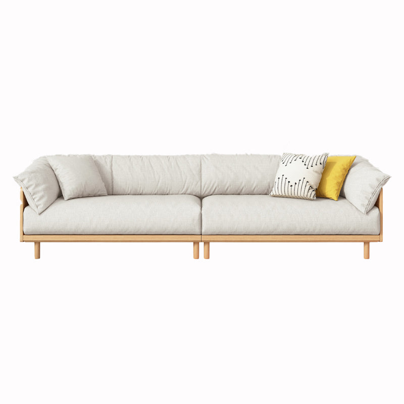 Modern Sofa Pillow Top Arm 33.4"W Sofa with 2 Pillows for Living Room