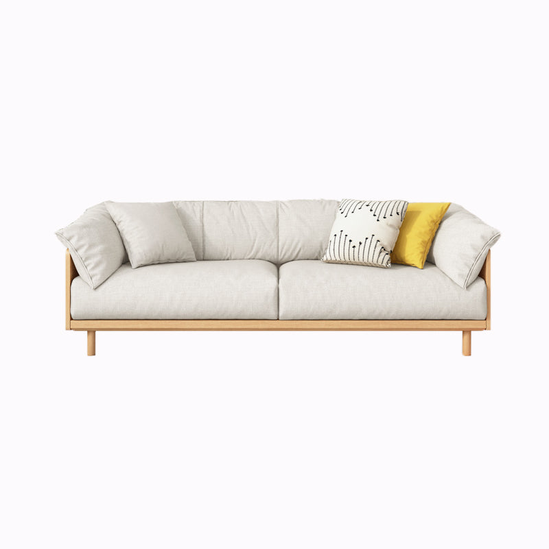 Modern Sofa Pillow Top Arm 33.4"W Sofa with 2 Pillows for Living Room