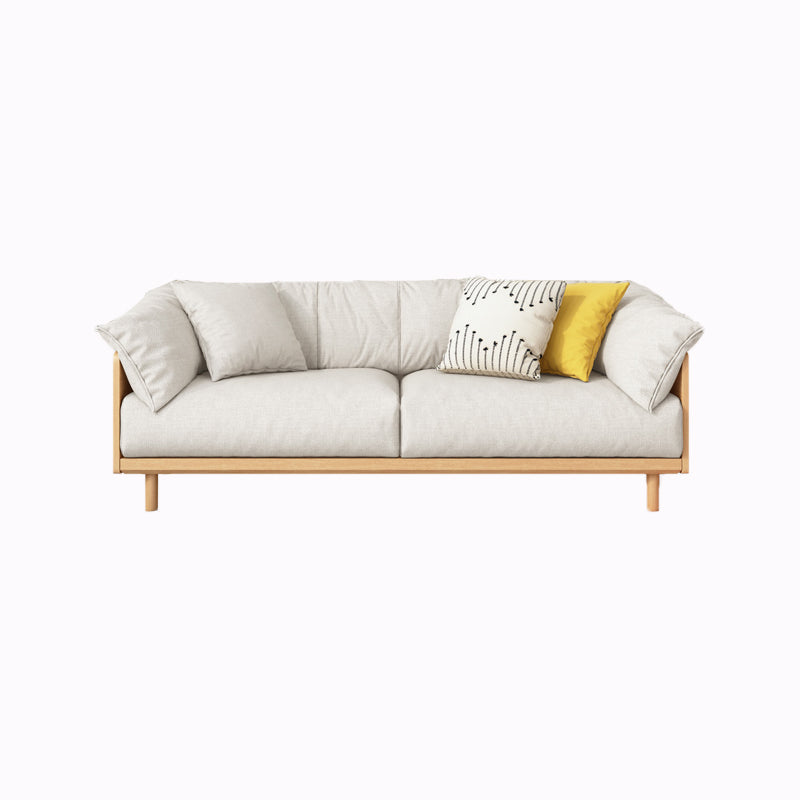 Modern Sofa Pillow Top Arm 33.4"W Sofa with 2 Pillows for Living Room