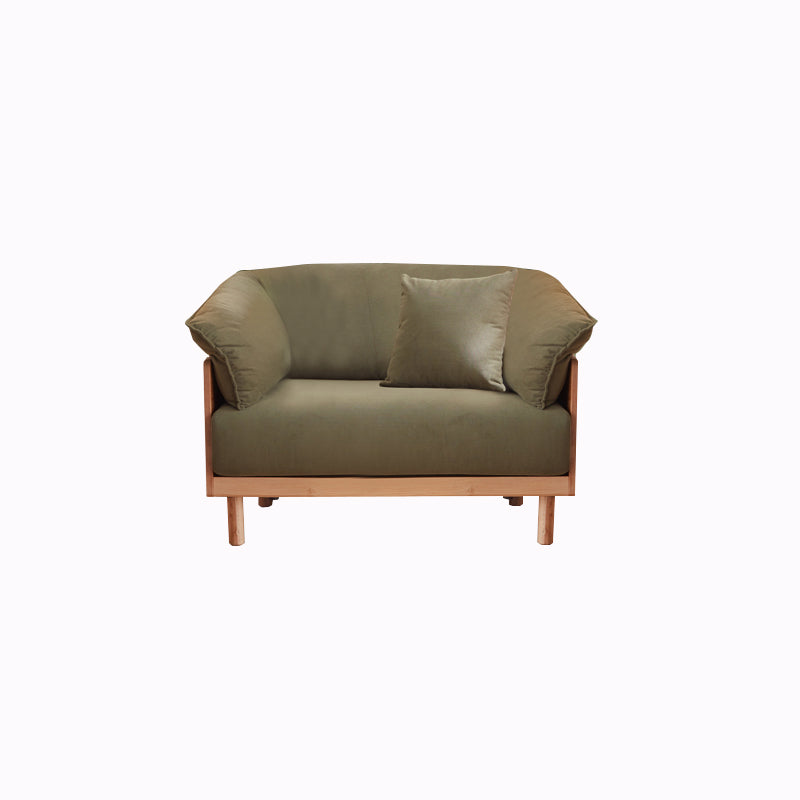 Modern Sofa Pillow Top Arm 33.4"W Sofa with 2 Pillows for Living Room