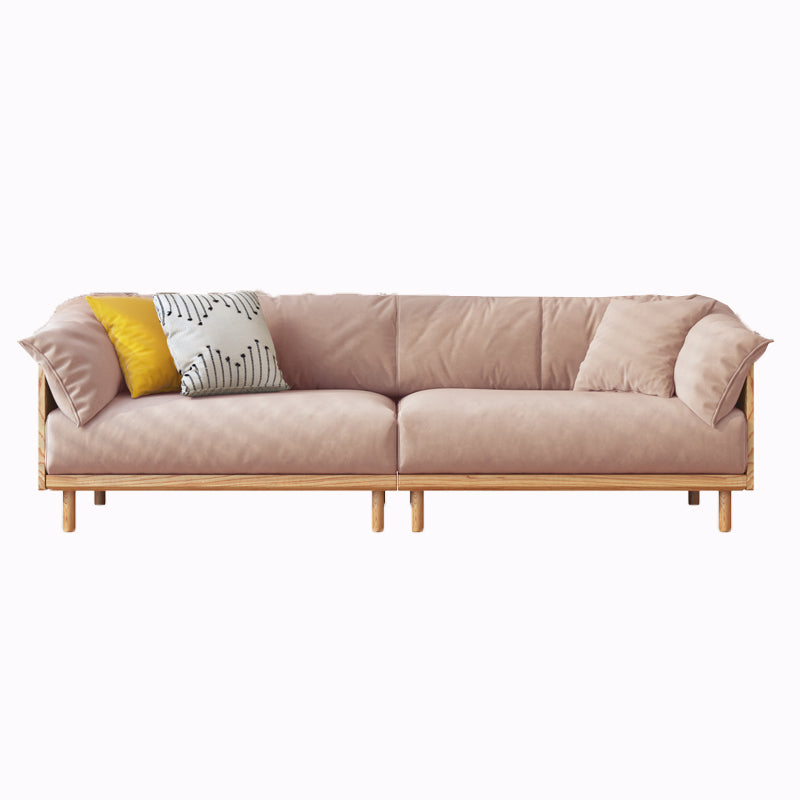Modern Sofa Pillow Top Arm 33.4"W Sofa with 2 Pillows for Living Room