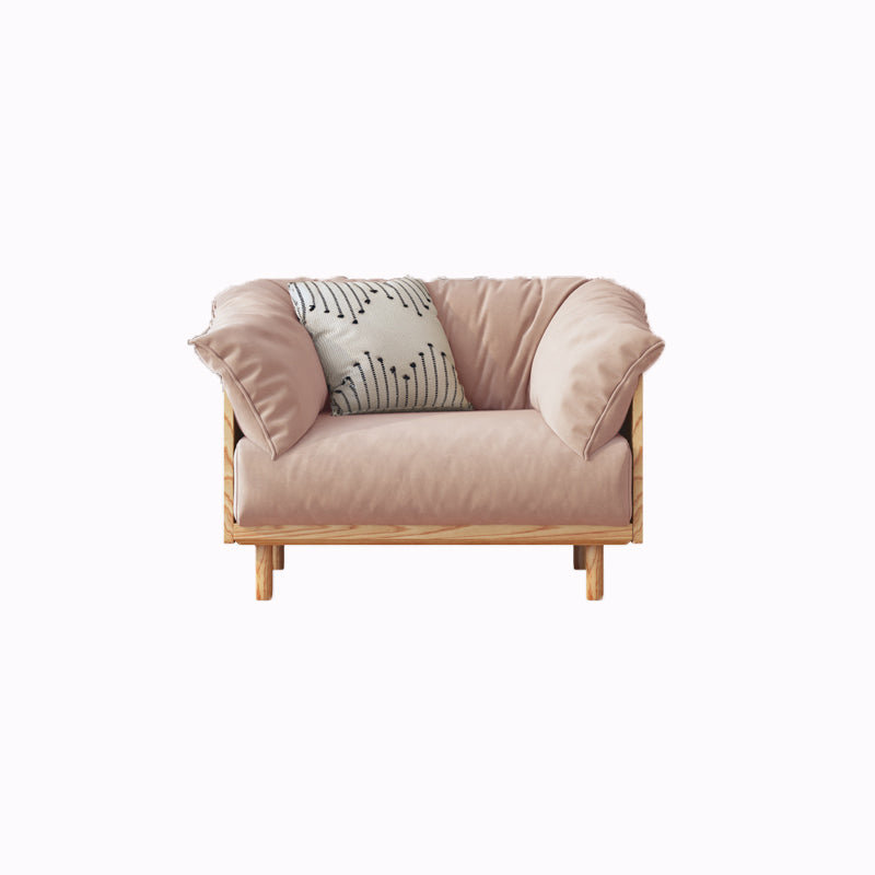 Modern Sofa Pillow Top Arm 33.4"W Sofa with 2 Pillows for Living Room