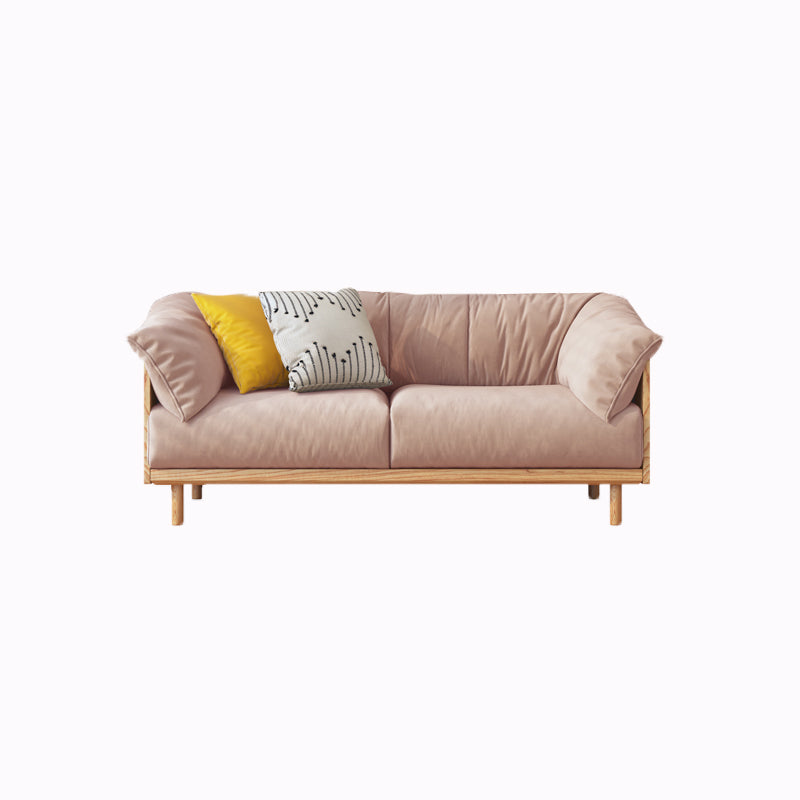 Modern Sofa Pillow Top Arm 33.4"W Sofa with 2 Pillows for Living Room