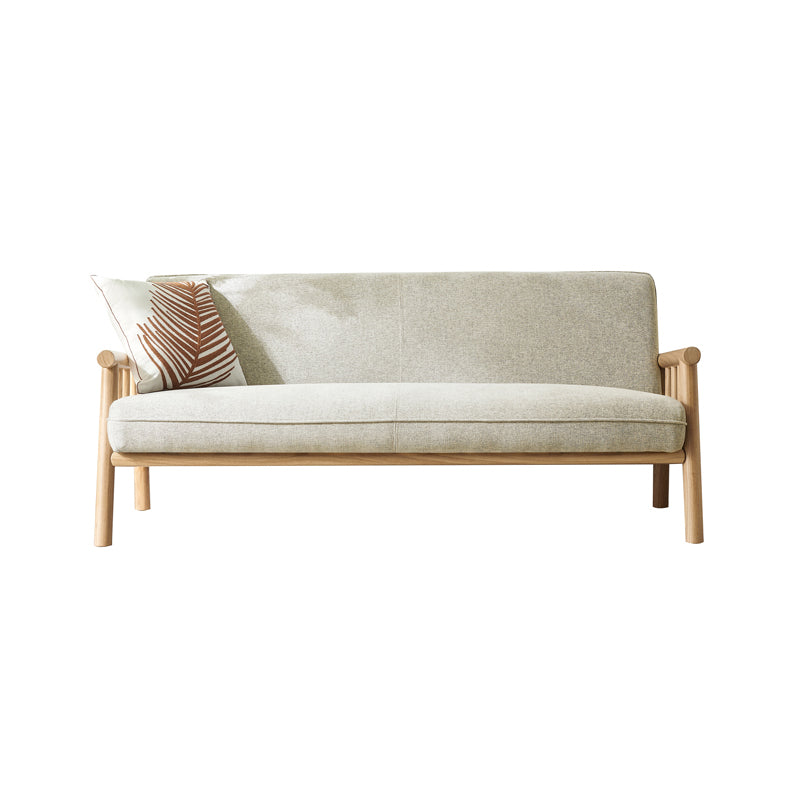 Loose Sofa Back Cotton Sofa 28.7"W with Pillow Top Arm for Living Room